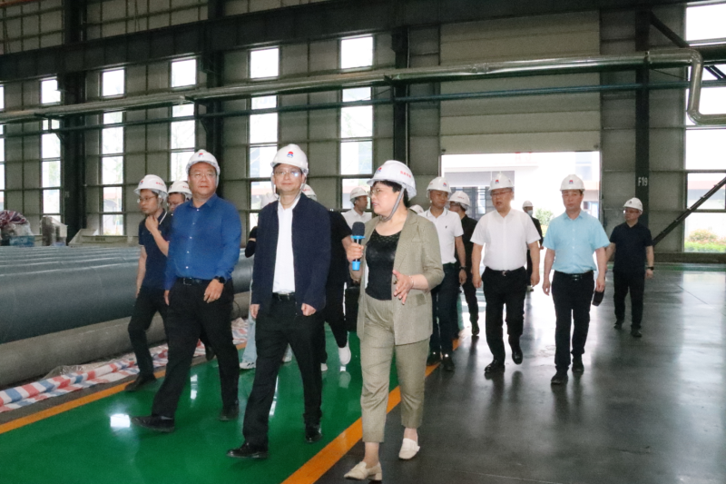 貴陽市政協(xié)副主席、清鎮(zhèn)市委書記付濤一行到明泰鋁業(yè)考察